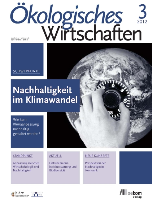 					Ansehen Bd. 27 Nr. 3 (2012): Nachhaltigkeit im Klimawandel
				
