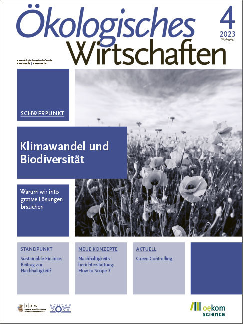 					Ansehen Bd. 38 Nr. 4 (2023): Klimawandel und Biodiversität
				