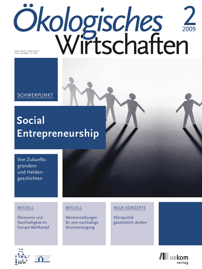 					Ansehen Bd. 24 Nr. 2 (2009): Social Entrepreneurship
				